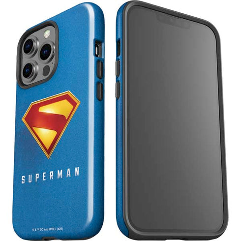 Superman 2025 Classic Superman Shield Emblem iPhone 15 Pro Impact Case